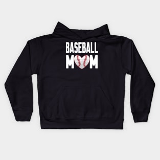 Baseball Mom Kids Hoodie